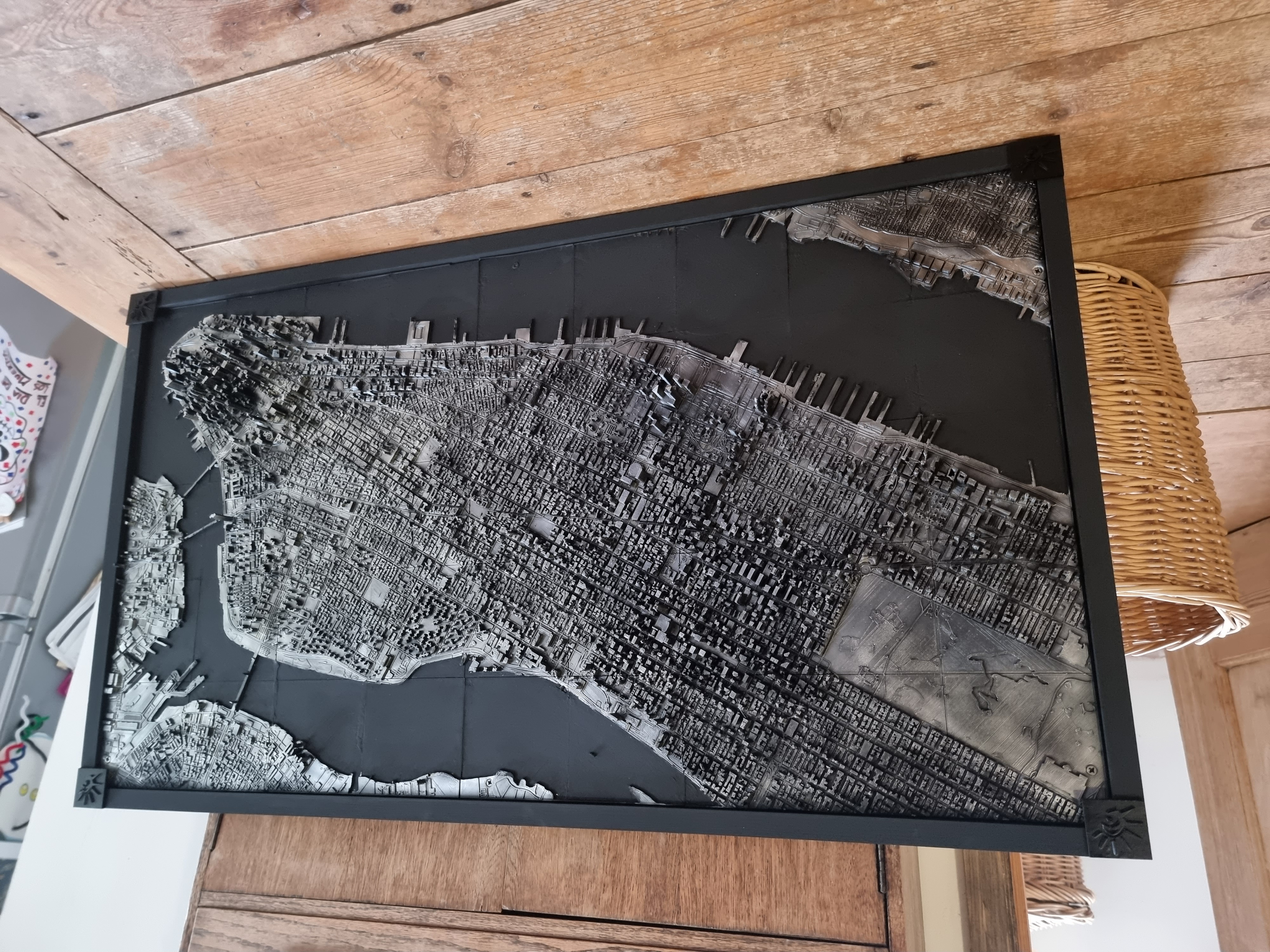 3D Print of 3D Manhattan | Digital Files | 3D STL File | NYC
