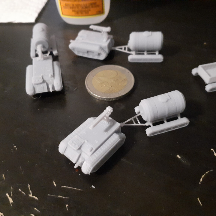 Epic Scale Supply Tanks And Wagons