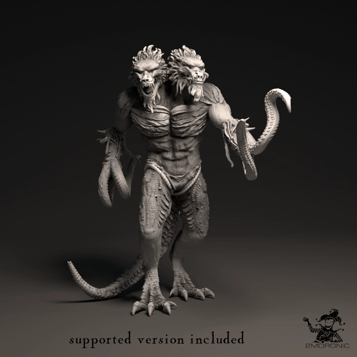 Demogorgon the Prince of Demons (3 inch/75 mm base, 5+ inch/125+ mm height miniature) image