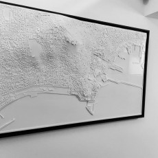 Picture of print of 3D Naples | Digital Files | 3D STL File | Naples 3D Map | 3D City Art | 3D Printed Landmark | Model of Naples Skyline | 3D Art