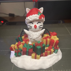 Picture of print of Christmas Moogle