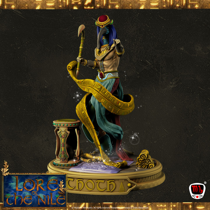 Thoth, God of Magic, Learning and Scribes Diorama (Pre-supported's Cover