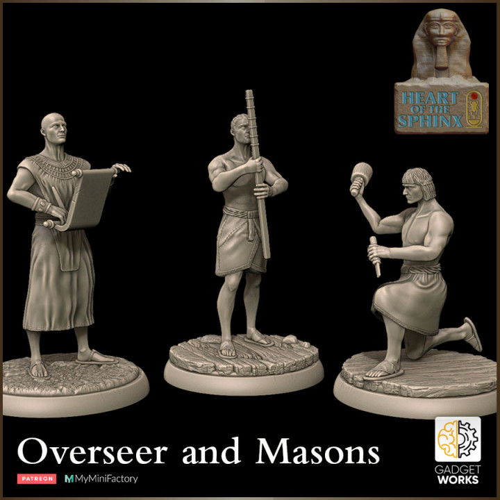 Masons and Overseer - Heart of the Sphinx image
