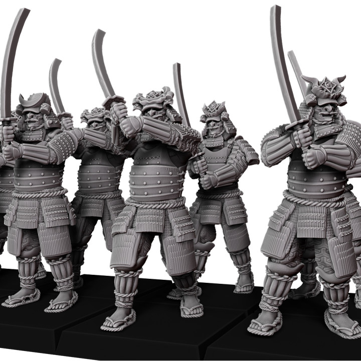 Samurai Skeleton Infantry Unit | Samurai Miniature