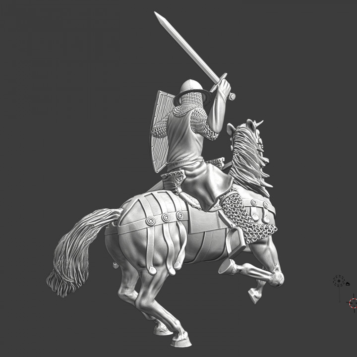 Livonian Knights sergeant - mounted image