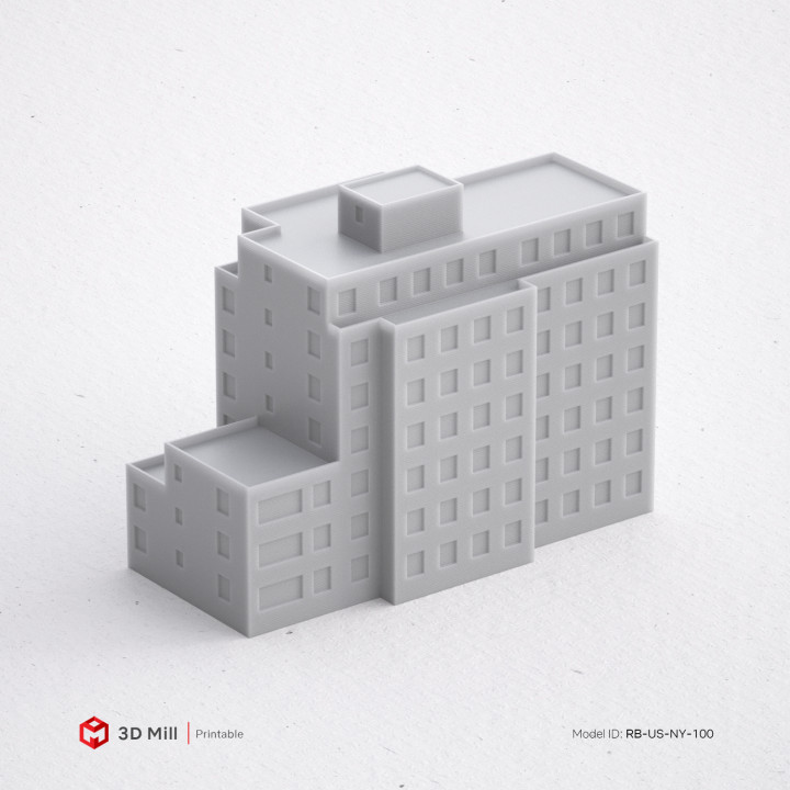 3D Print miniature building RB-US-NY-100 image