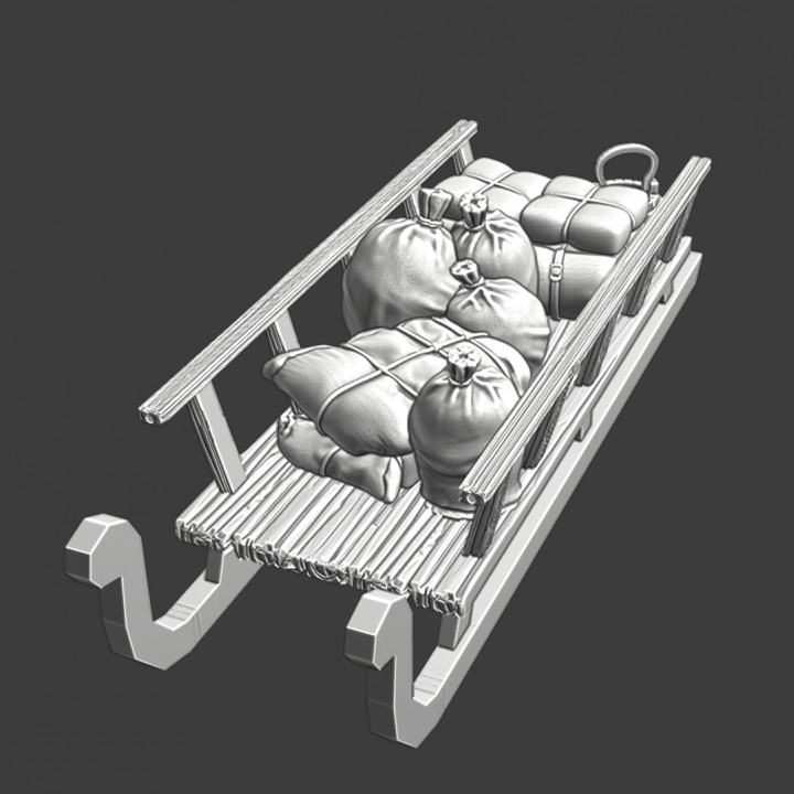 Medieval supply sledge - version 1 image