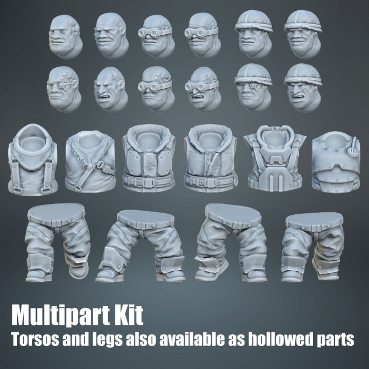 Space Ogres - Multipart Miniatures Set image