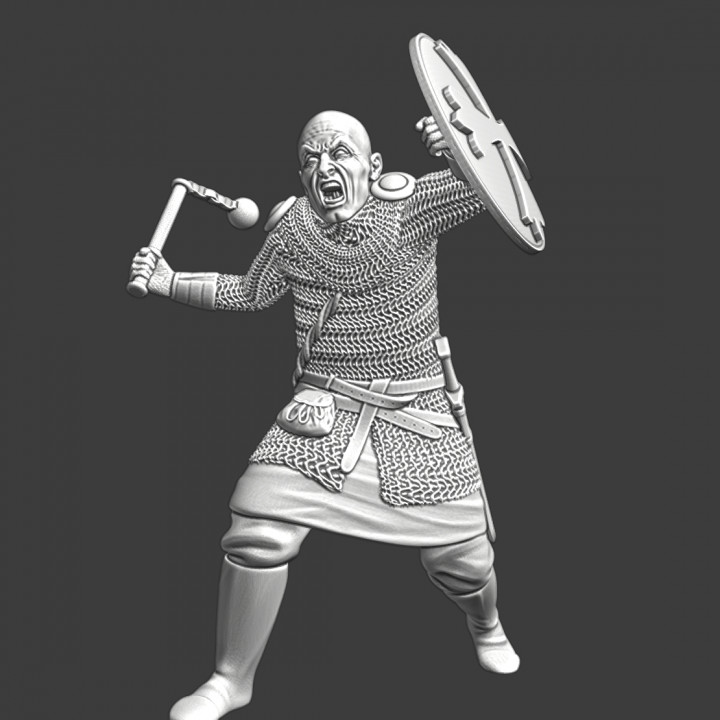Medieval Orthodox tribal warrior image