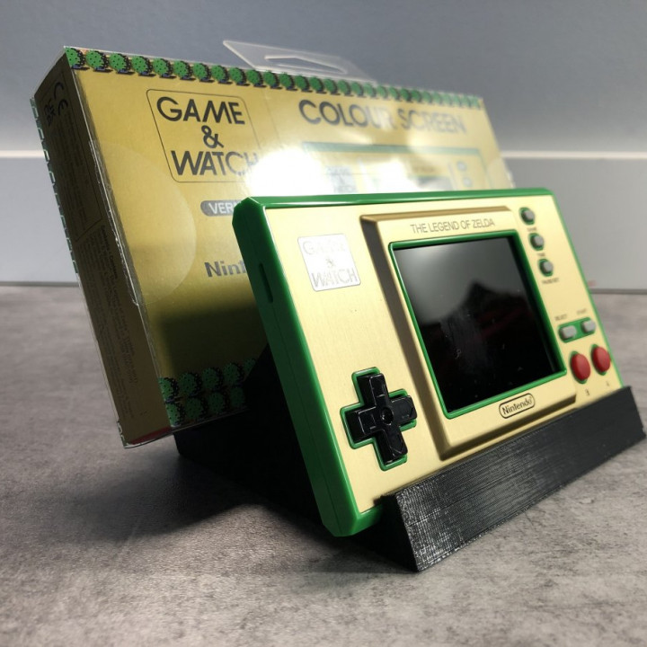 3D Printable Game Watch Zelda Stand by CANAVESE DANIEL