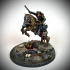 Death Squad – Mounted Commissar of the Imperial Force print image