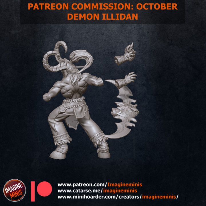 Patron Commission October: Demon Elf image