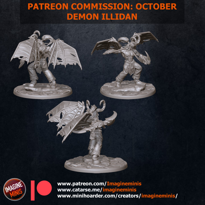 Patron Commission October: Demon Elf image