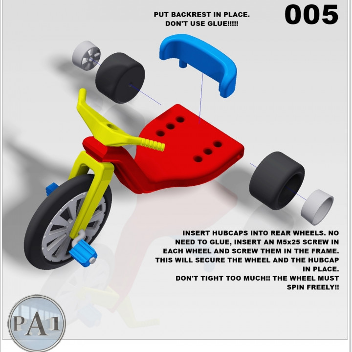 MINI RETRO TOYS - BIG WHEEL BIKE image