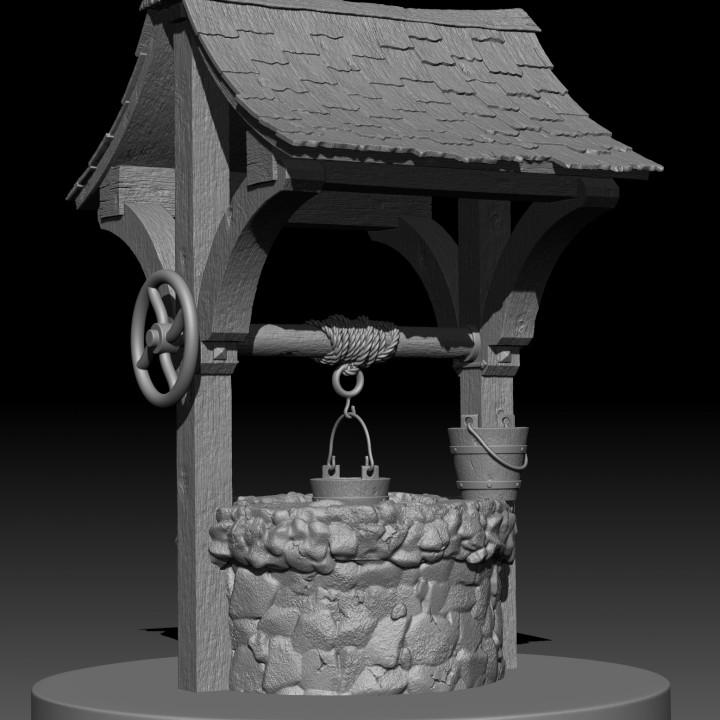 medieval well image