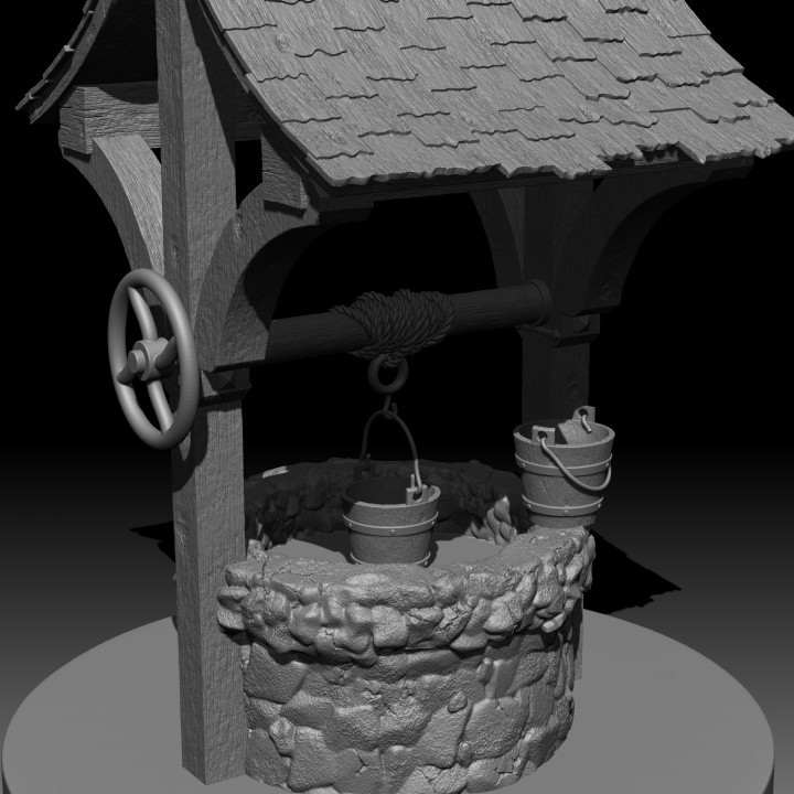 medieval well image