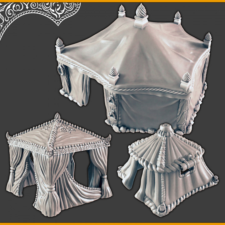 Medium and Large Tents [Support-free] image