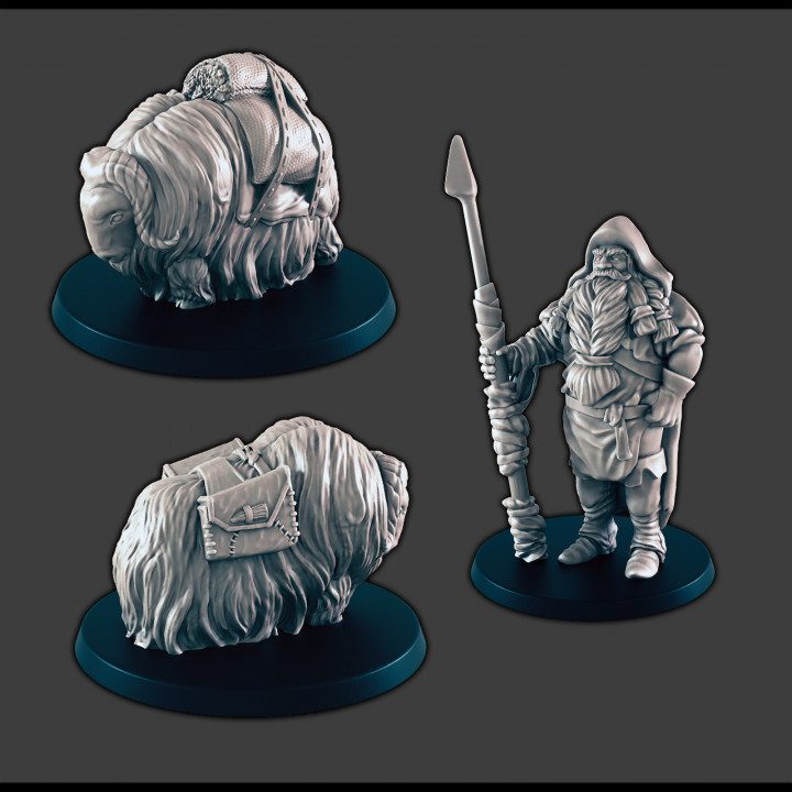 Ice Hunter and Yaks [Support-free] image