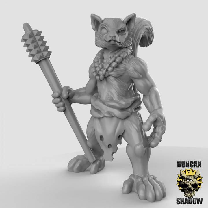 Lemur Folk with Warclubs (pre supported) image
