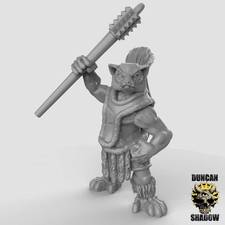 Lemur Folk with Warclubs (pre supported) image