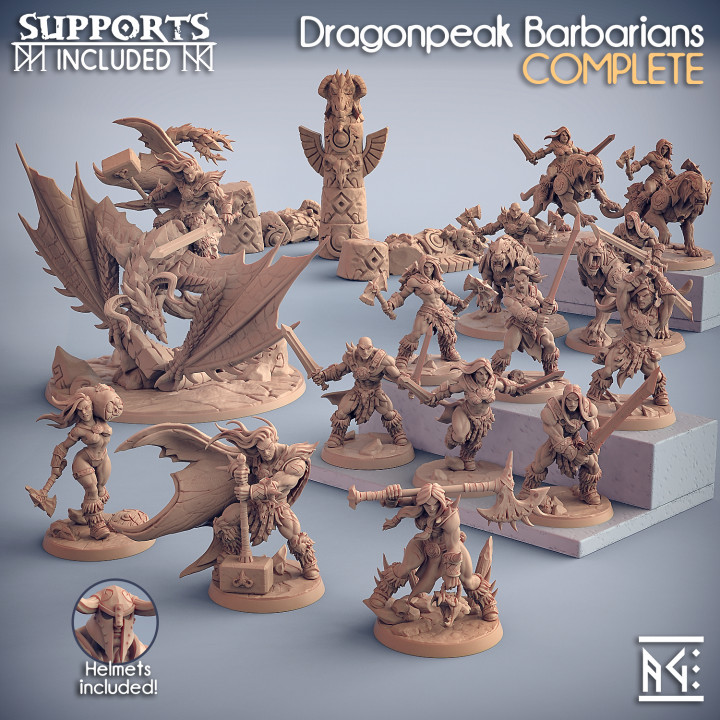 Dragonpeak Barbarians (Presupported) image