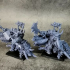 Orc Warboss on warboar (with shield or two weapons) print image