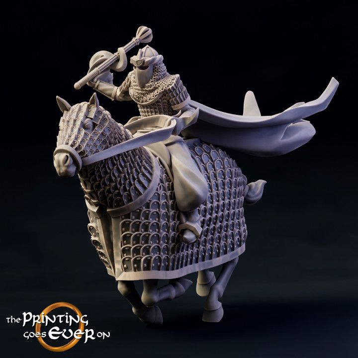 Dark Cataphract - Mounted - Presupported image