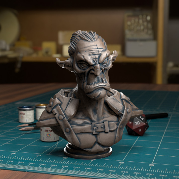 Goblin Bust 02 [Pre-Supported] image