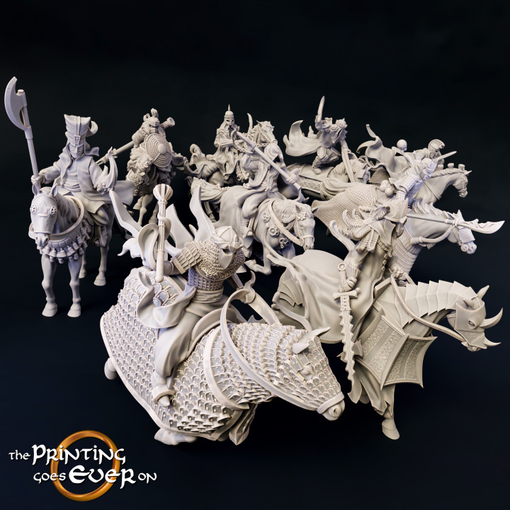 Dark Riders - Mounted - Presupported image
