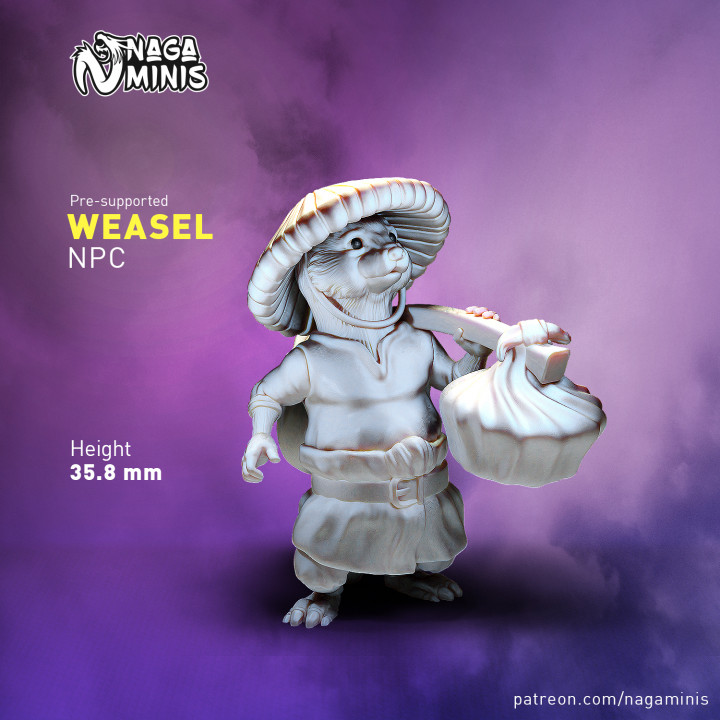 (Pre-supported) Weasel Folk NPC image