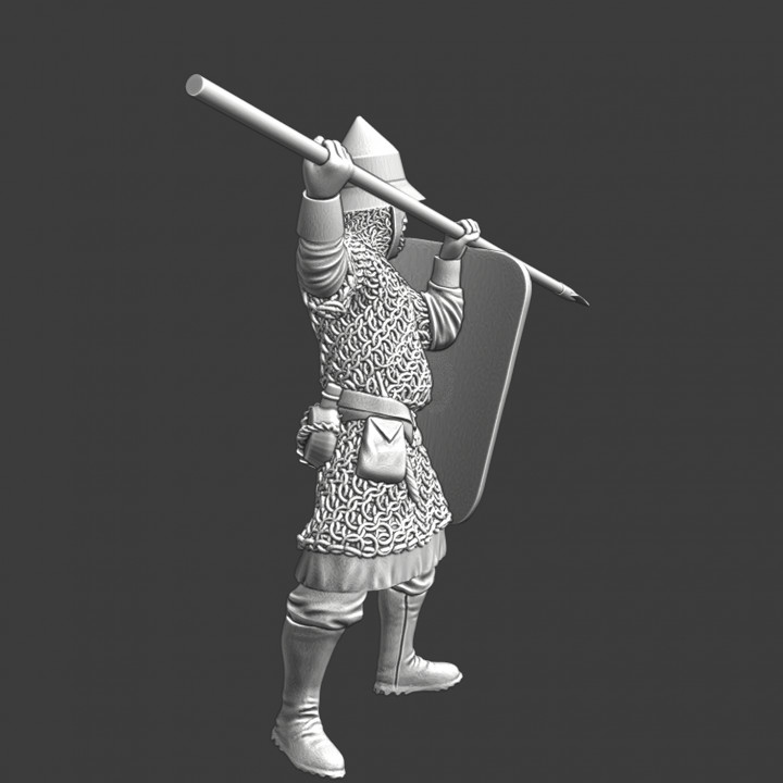 3D Printable Medieval Lithuanian Spearman - infantry by Northern ...