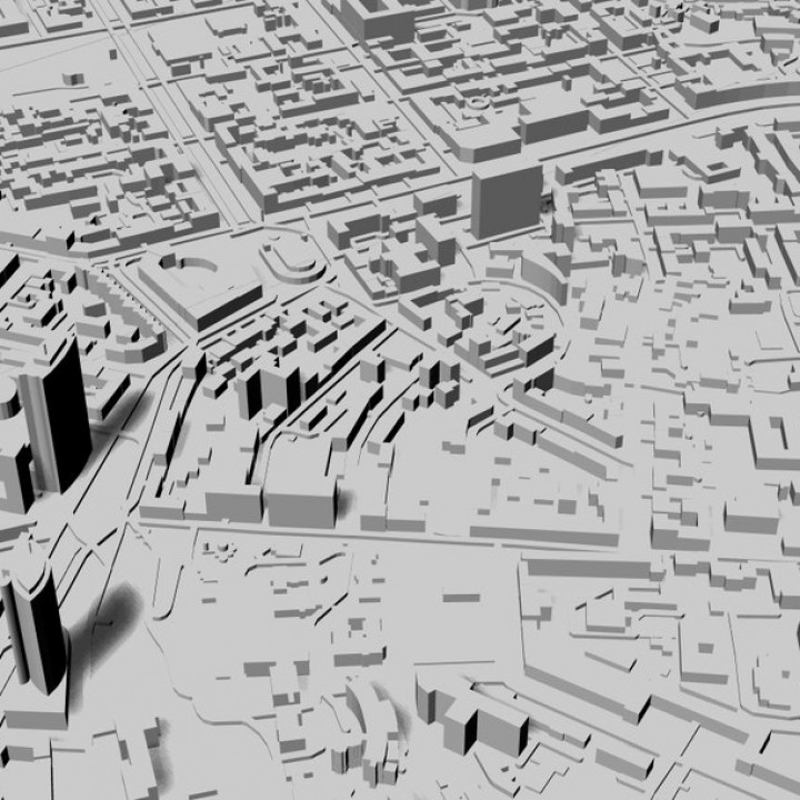 3D Kiev | Digital Files | 3D STL File | Kiev 3D Map | 3D City Art | 3D Printed Landmark | Model of Kiev Skyline | 3D Art image
