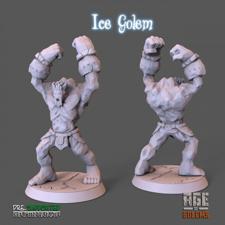 Ice Golem Pose 2 - Age of Golems image