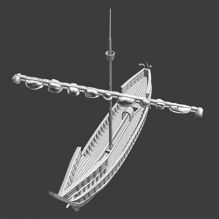 Byzantine Dromon - Medieval Warship Model image