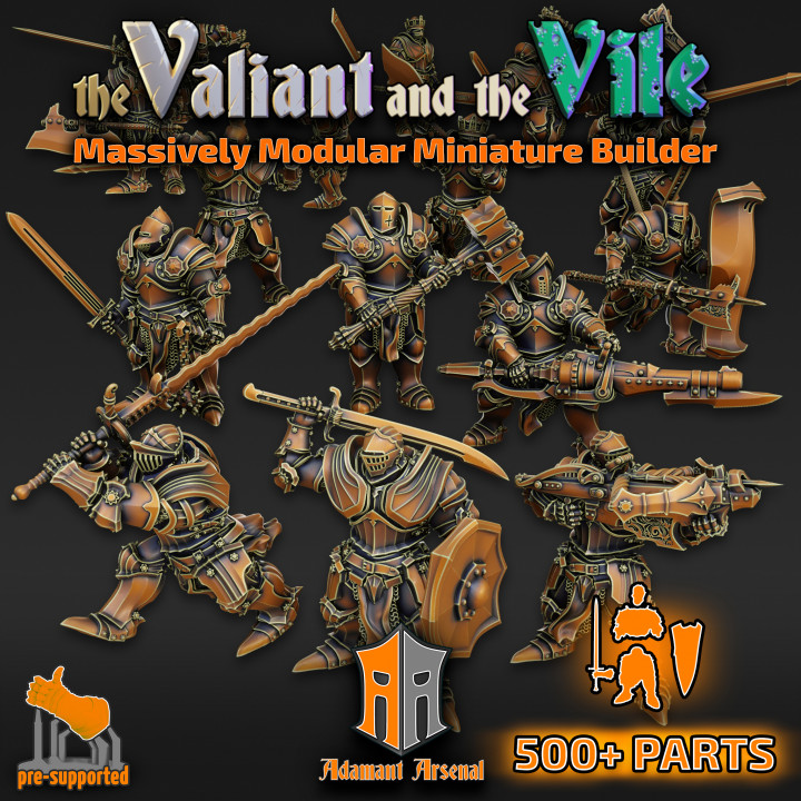 Ultimate Valiant Knight Builder - 500+ Parts! image