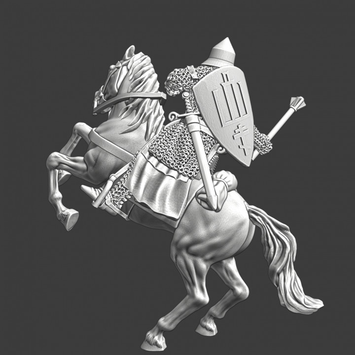 Mounted Lithuanian knight - Duke Mindaugas personal guard image