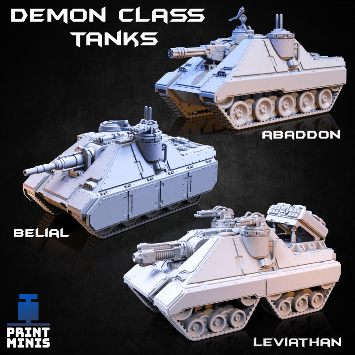 Demon Class Tanks - Modular Kit - Narok Prison Collection image