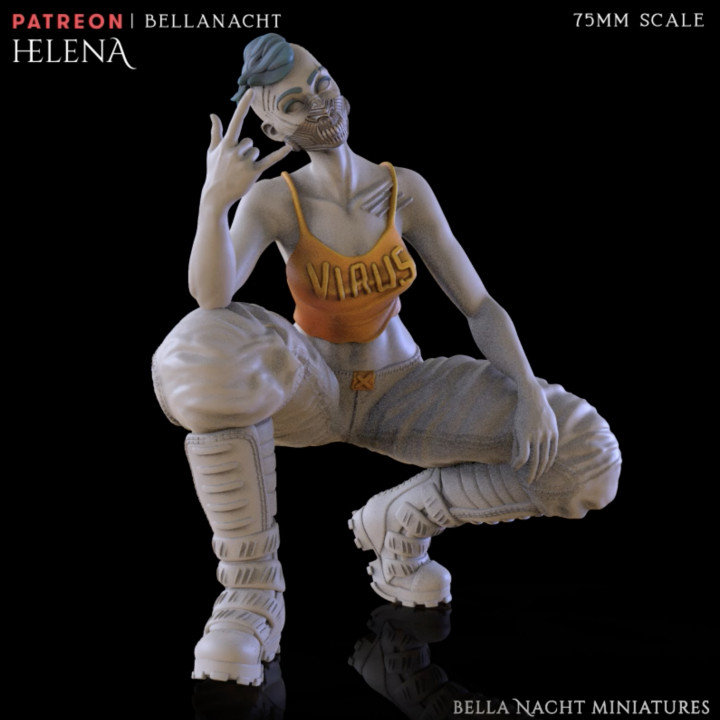 Helena | Cyberpunk | PreSupported - 75mm image