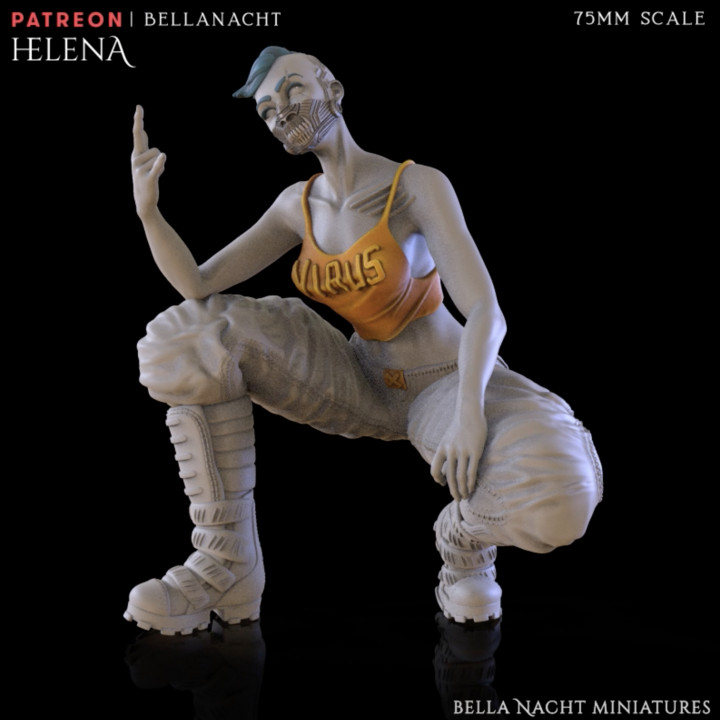 Helena | Cyberpunk | PreSupported - 75mm image
