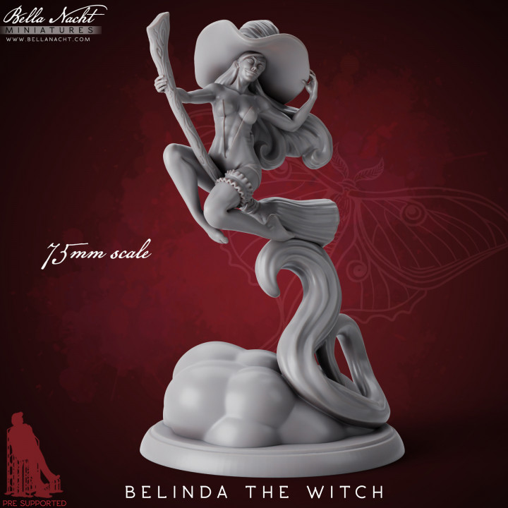 Belinda | Witch | PreSupported - 75mm image