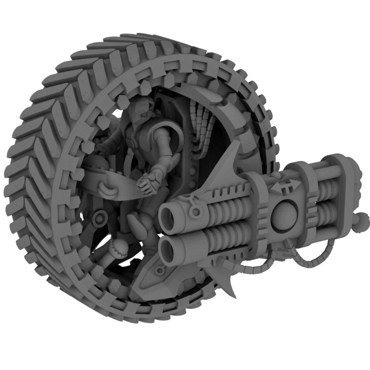 Doom Wheel (Sci Fi Resin Miniature) image