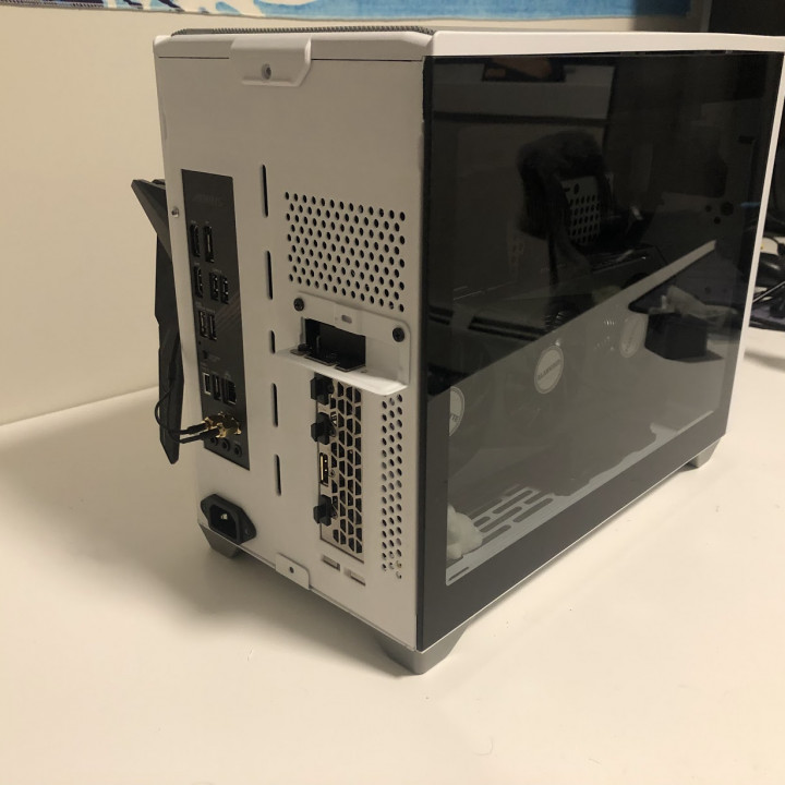 3D Printable NR200P Back Panel Mod by Wyatt Peters