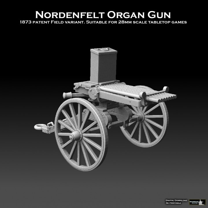 Nordenfelt Organ Gun image