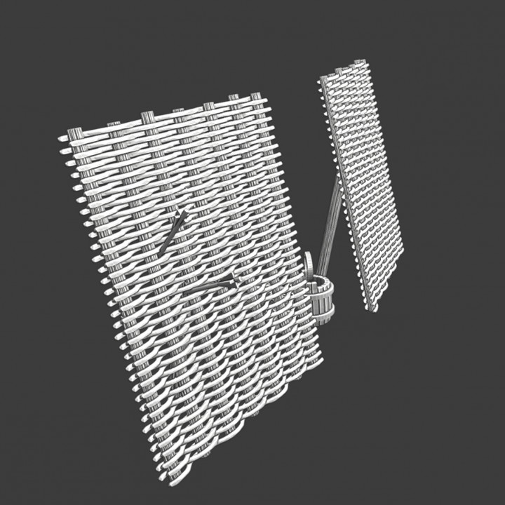 Small medieval wicker defence position image