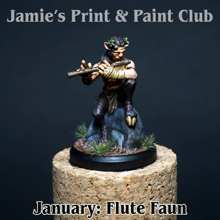 Flute Faun - January image