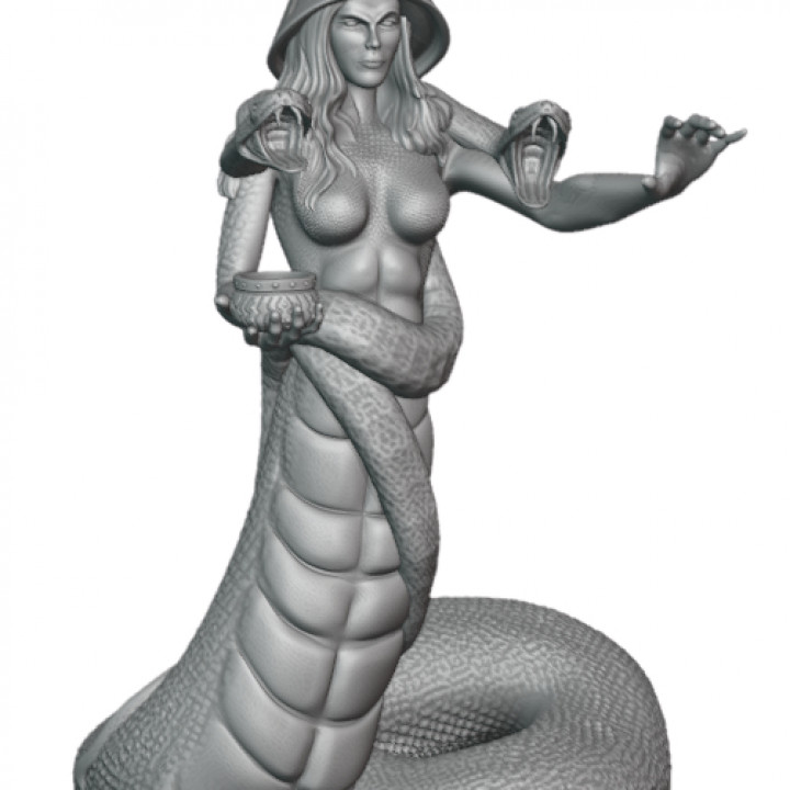 Pharika snake goddess image