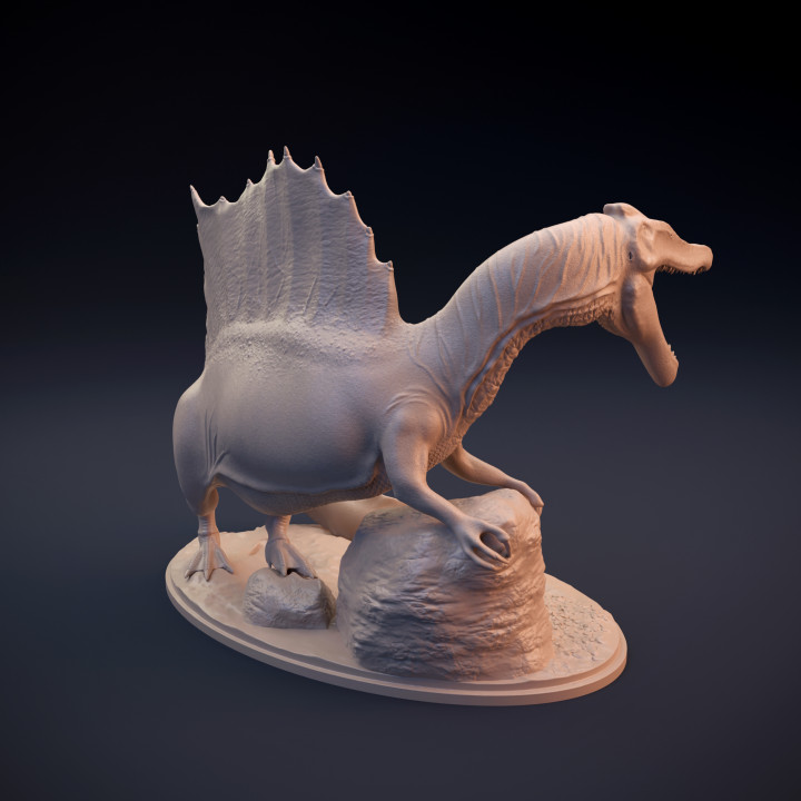 3D Printable Spinosaurus Aegyptiacus By Dino And Dog