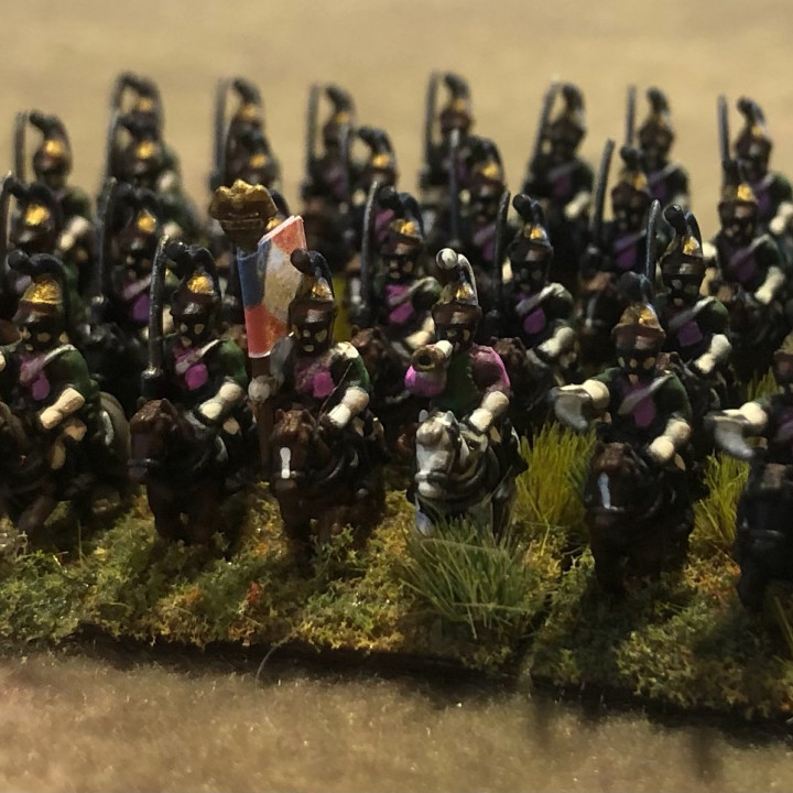 6-15mm French Cavalry: Cuirassiers, Dragoons, Chasseurs, Hussars, Grenadiers a Cheval & Mamelukes NAP-FR-10 image