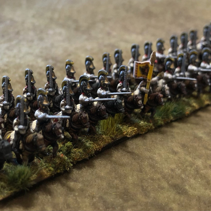 6-15mm Austrian Cavalry: Cuirassiers, Dragoons, Hussars & Uhlans NAP-AU-8 image