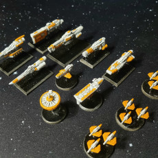 Picture of print of Civilian (Pre-Overtaken) Fleet - [Fleet Scale Starships]